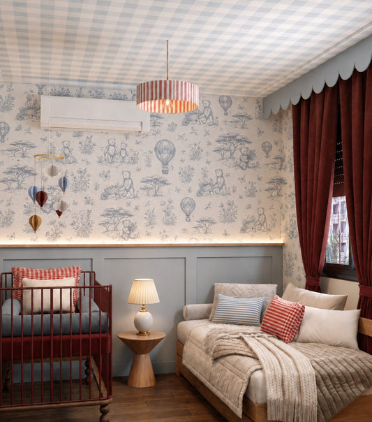 Papel de Parede Toile de Jouy